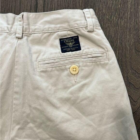 Chaps Kids Khaki Knee Length Shorts - Size 8 - Picture 8 of 8